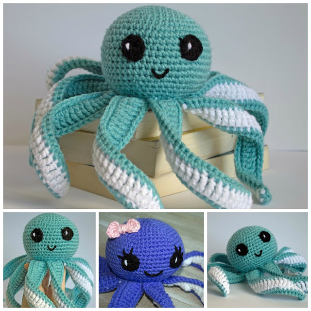 crocheted octopus