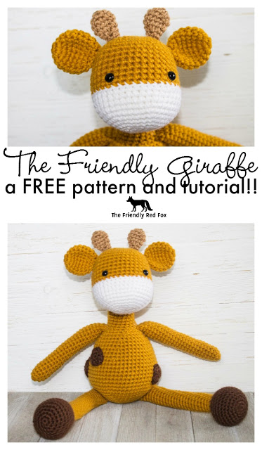 Free Crochet Pattern- The Friendly Giraffe Toy