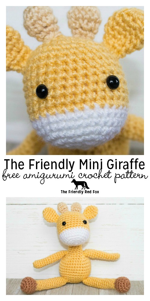 Free Crochet Pattern for The Friendly Mini Giraffe Part 2