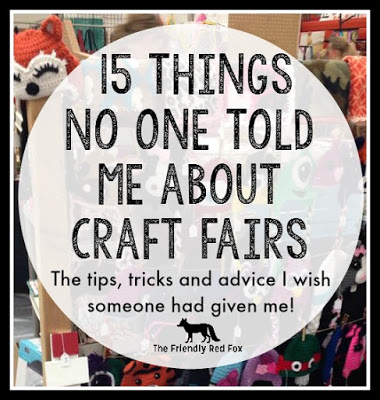 15 things nobody told me about craft fairs promo graphic
