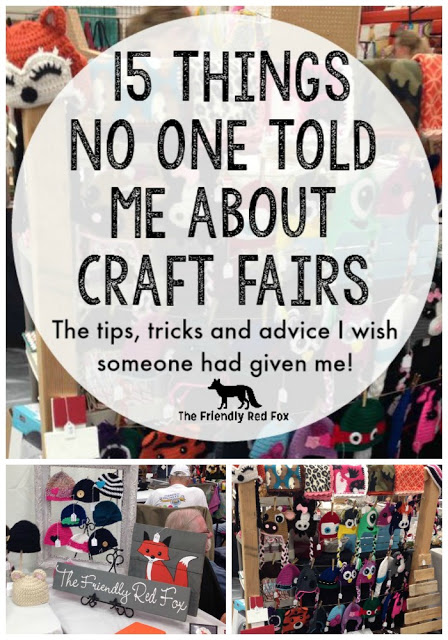 15 things no one told me about craft fairs promo graphic