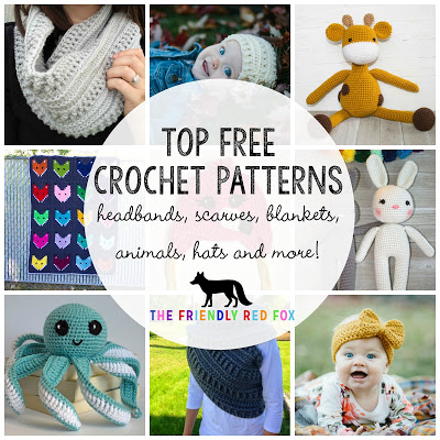 top free crochet patterns promo graphic