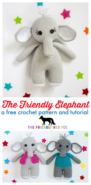 The Friendly Crochet Elephant-Part 1