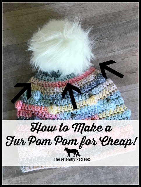 How to Make a Fur Pom Pom for Cheap