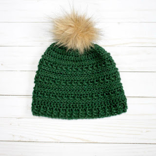 Mountain Ridges Crochet Hat