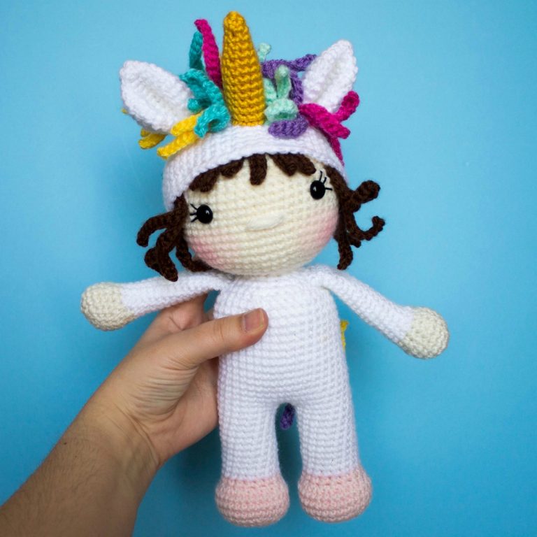 Wanda the Crochet Unicorn Doll