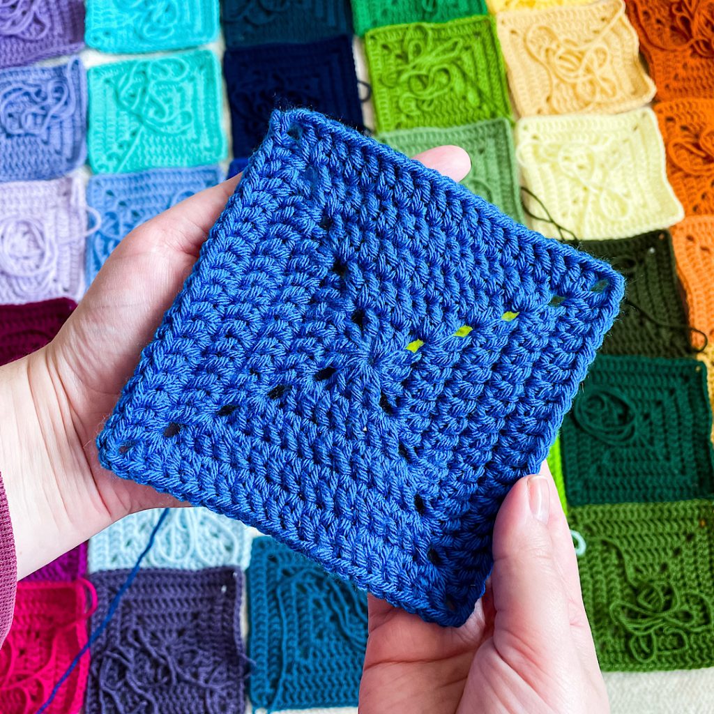 Crochet Solid Granny Square Tutorial 