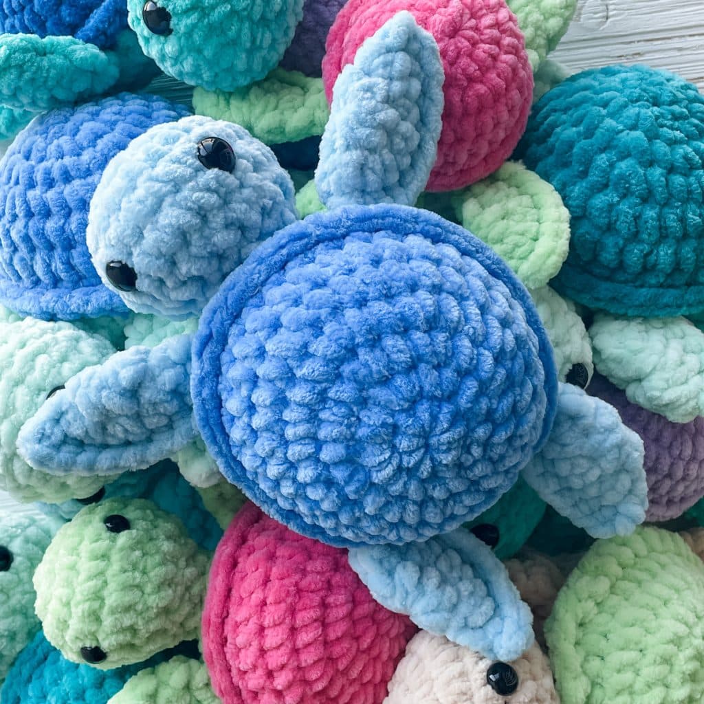 No Sew Crochet Turtle Amigurumi Plush 