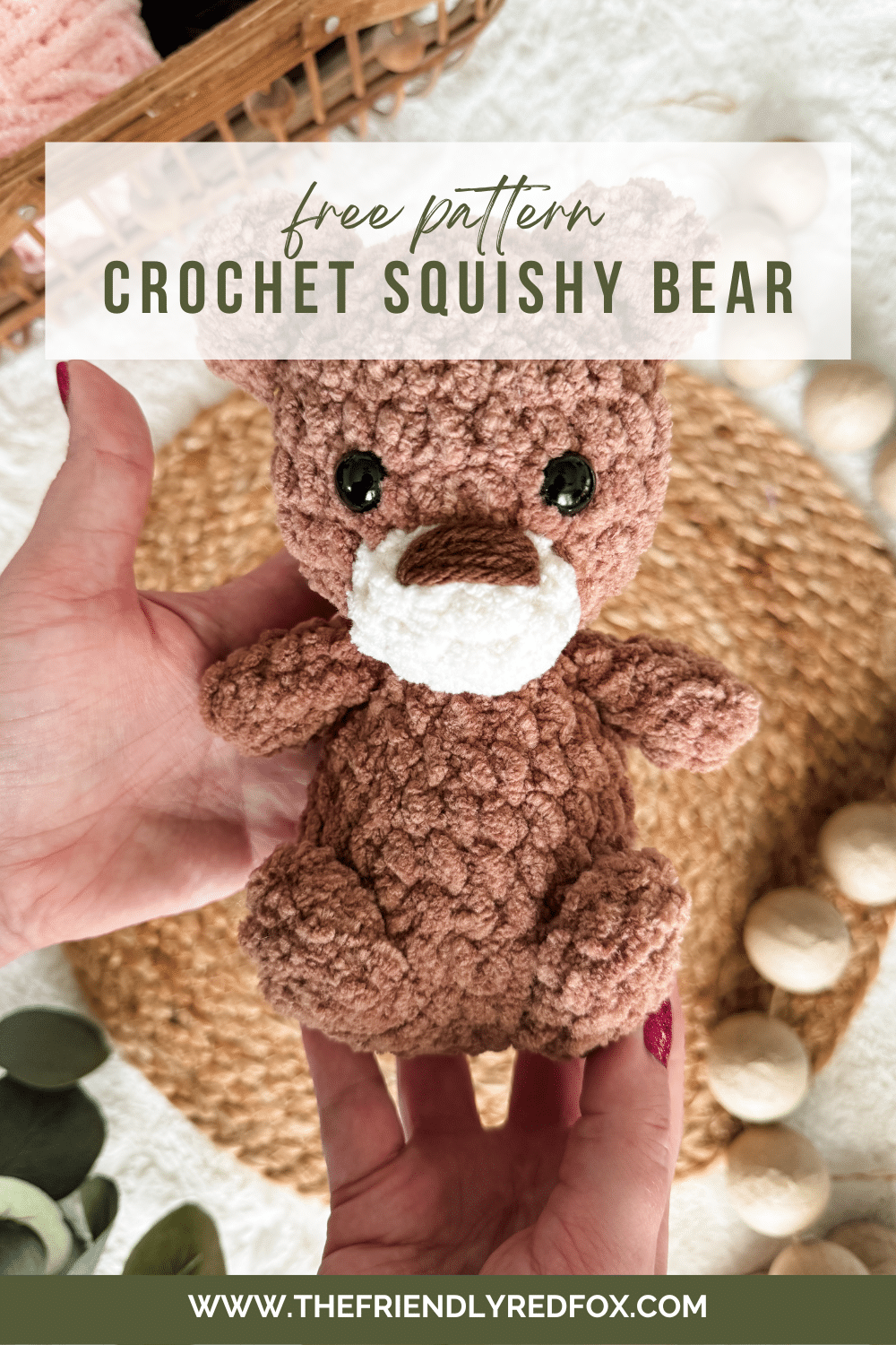 Squishy Crochet Bear Amigurumi Pattern