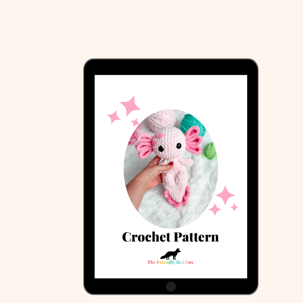 free crochet axolotl pattern