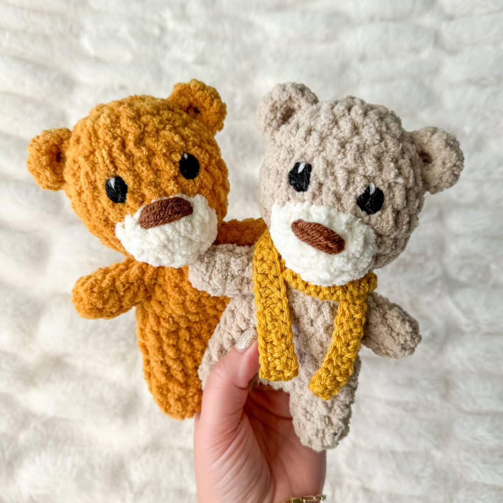 buddy bear crochet pattern duo