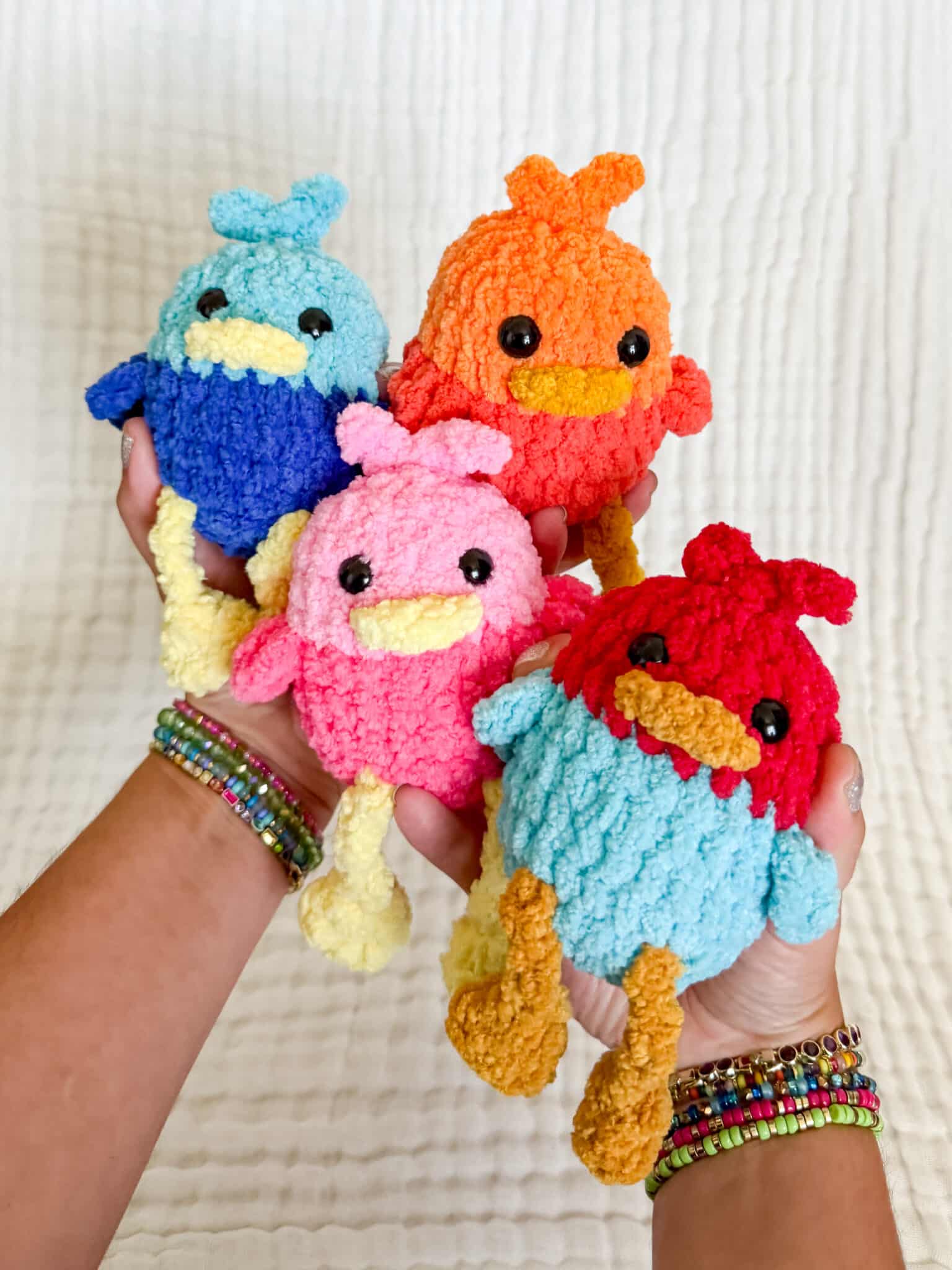 No-Sew Silly Bird Crochet Pattern